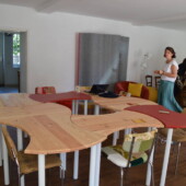 Léo Verhagen - Création meubles en bois- Salle réunion